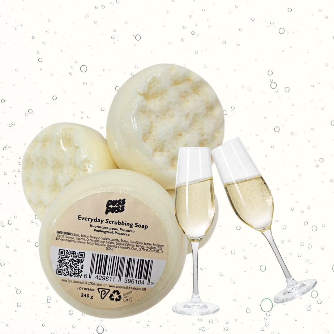 Puss Puss Everyday Scrubbing Soap - herkullisen tuoksuinen kuorintasaippua