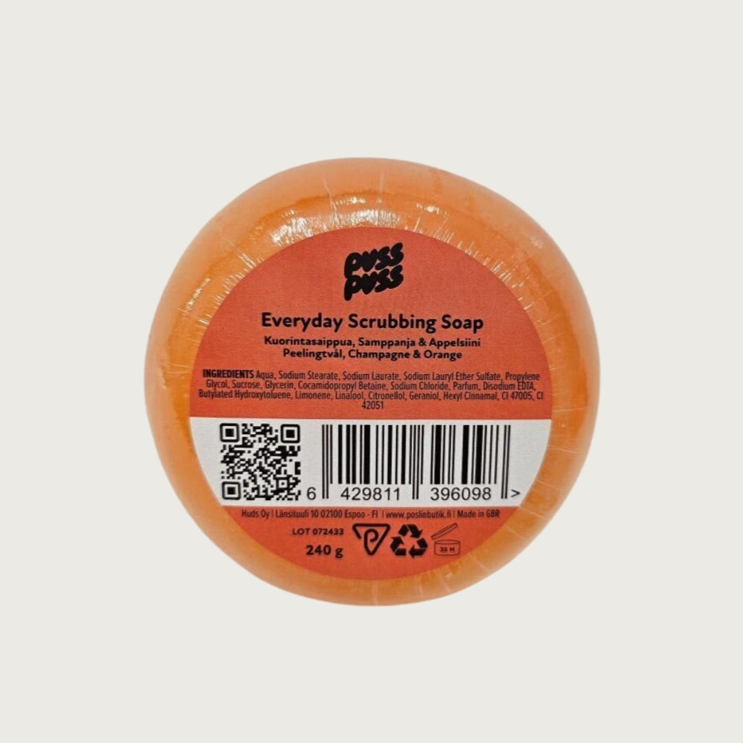 Puss Puss Everyday Scrubbing Soap - herkullisen tuoksuinen kuorintasaippua