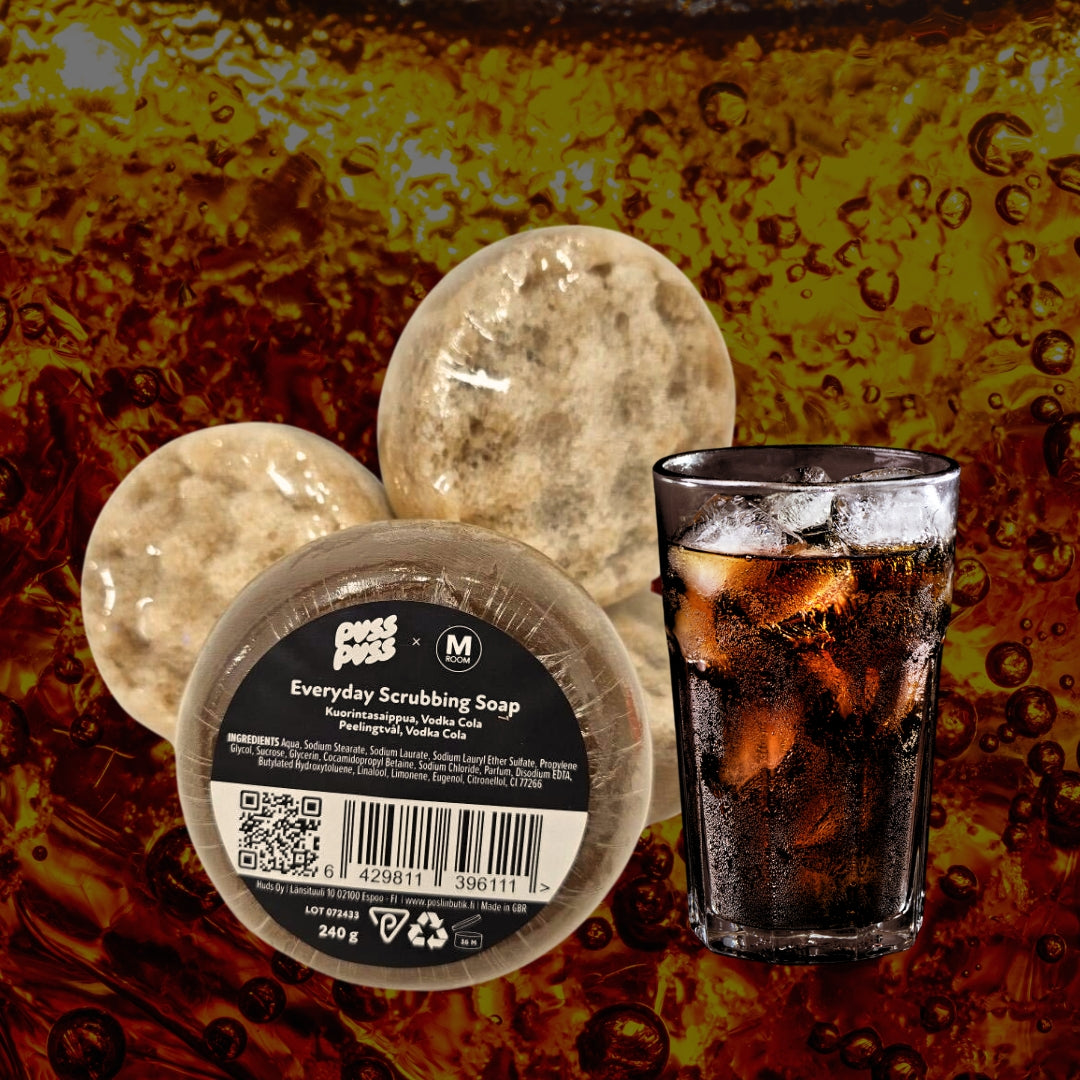 Puss Puss Everyday Scrubbing Soap - herkullisen tuoksuinen kuorintasaippua