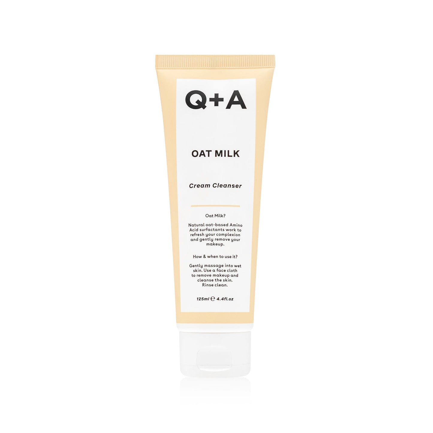 Q+A Oat Milk Cream Cleanser - kasvojenpuhdistusaine kuivalle iholle