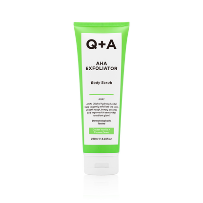 Q+A AHA Exfoliator Body Scrub -vartalonkuorinta