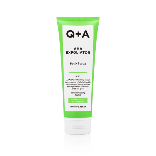 Q+A AHA Exfoliator Body Scrub -vartalonkuorinta