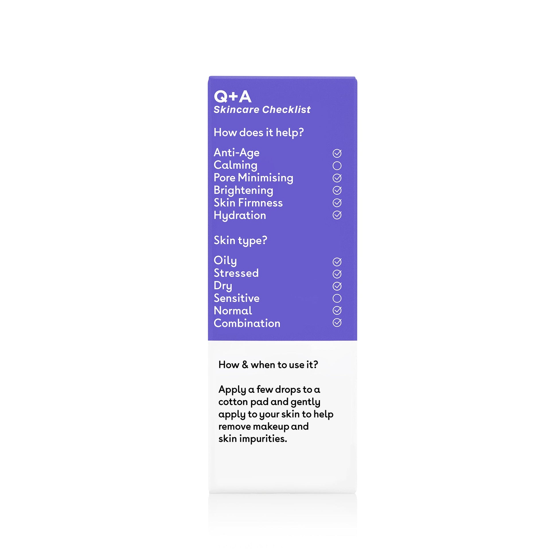 Q+A Glycolic Acid Daily Toner - kuoriva kasvovesi back