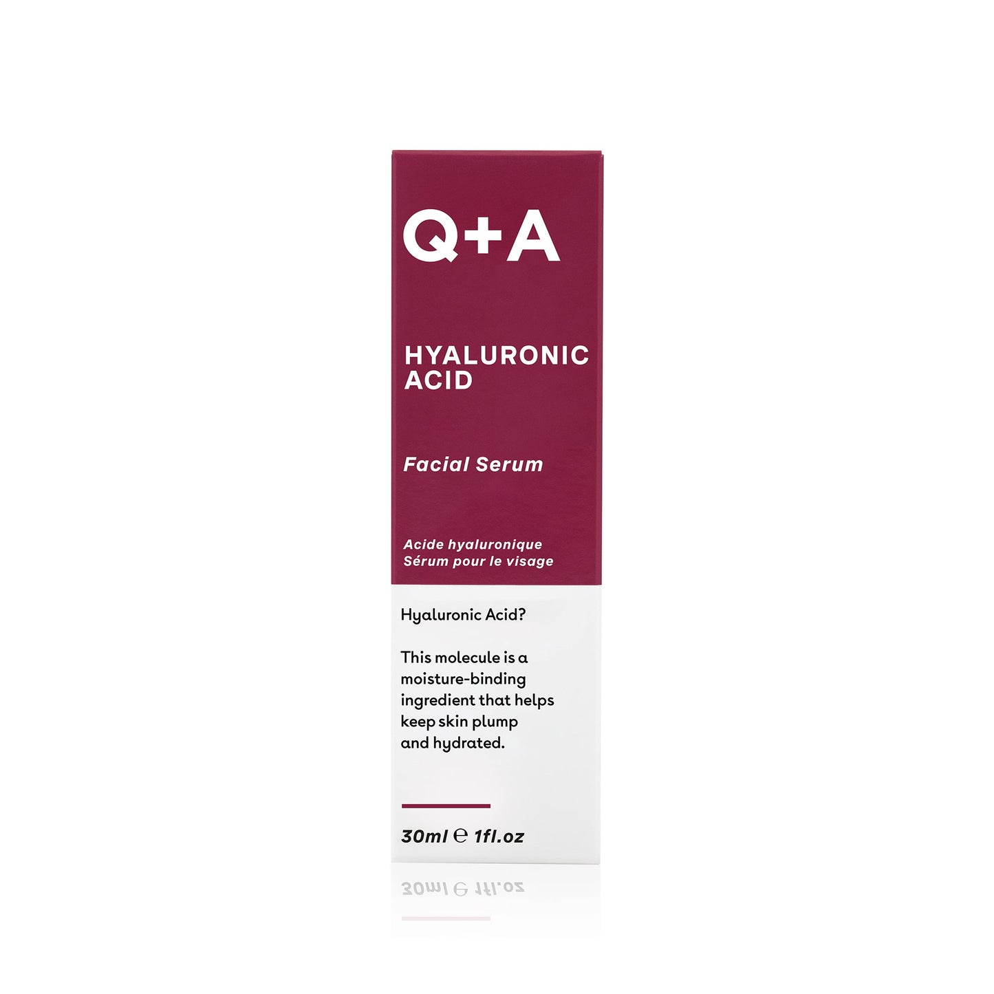 Q+A Hyaluronic Acid Facial Serum - kosteuttava seerumi front