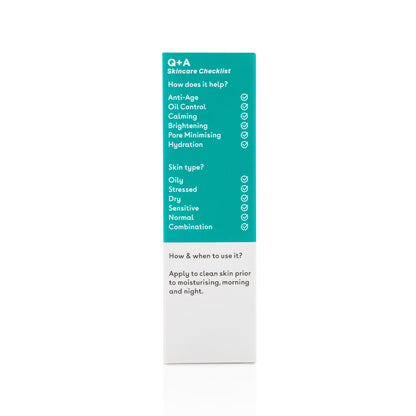 Q+A Niacinamide Facial Serum - kirkastava seerumi niasiiniseerumi