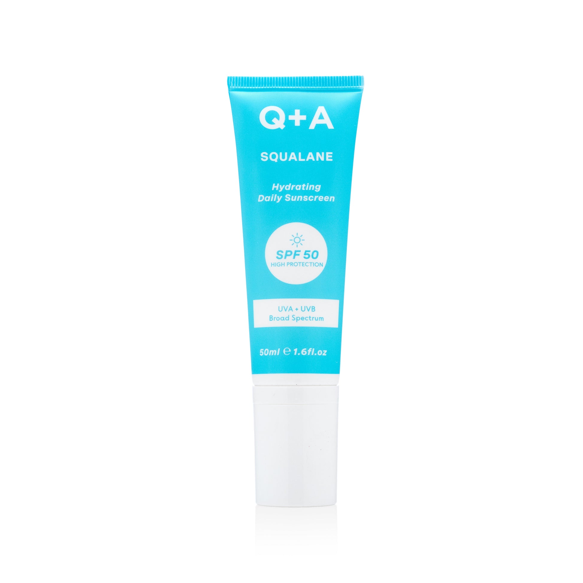 Q+A Squalane Hydrating Daily Sunscreen SPF50 kosteuttava aurinkovoide