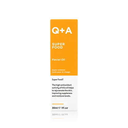 Q+A Super Food Facial Oil -kasvoöljy back