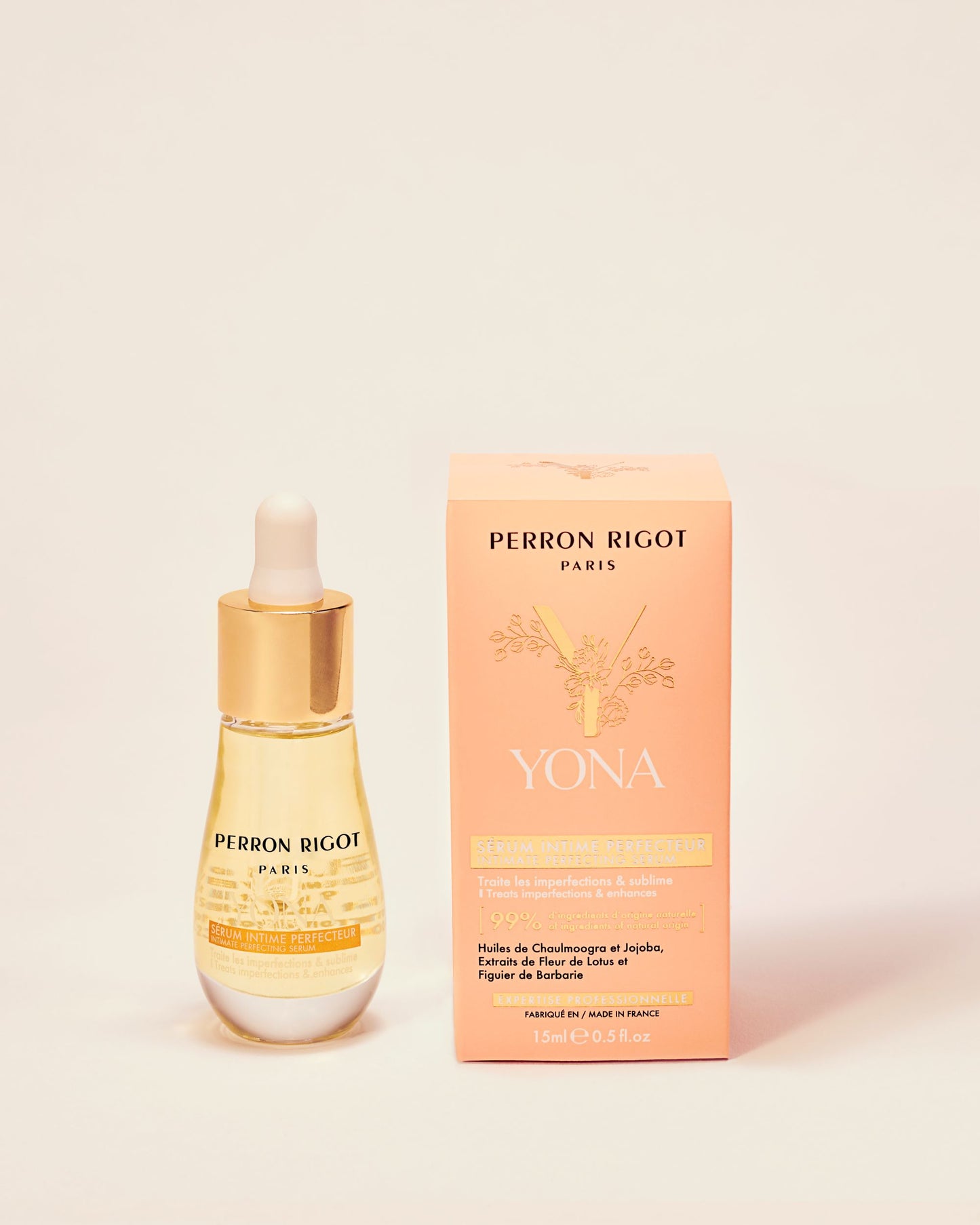 Yona Intimate Perfecting Serum -intiimiöljy pipetillä